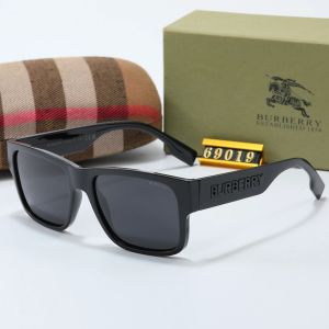 Burberry Tinted Lens Square Sunglasses, Polished Frame Style 09