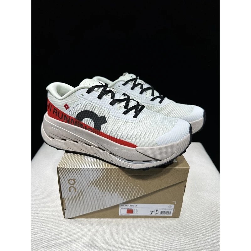 On Cloudultra 3 White Red - Style 6