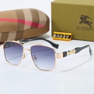 Burberry Brown Tinted Lens Square Sunglasses, Polished Frame Style 12