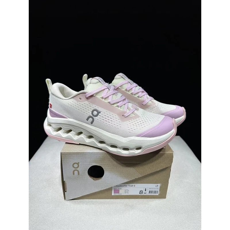 On Cloudsurfer Trail 2 White Grey - Style 1