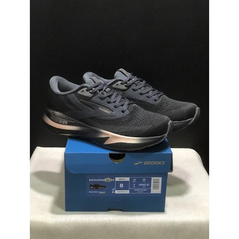 Brooks Adrenaline GT 24 Running Shoes Grey - Style 10