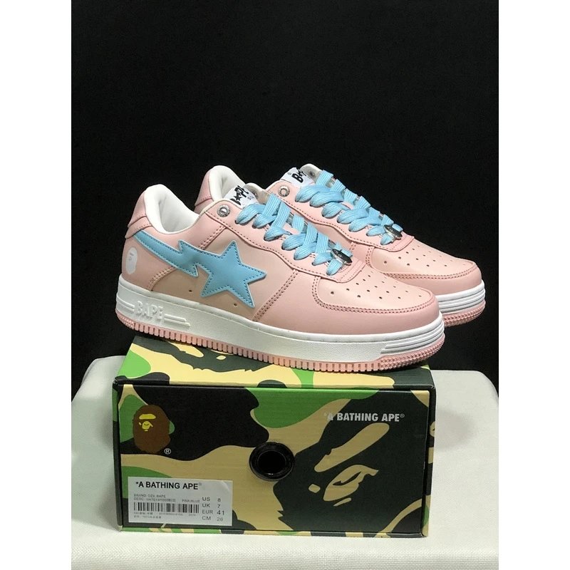 BAPE STA Low Top Sneakers low-top Orange Teal - Style 24