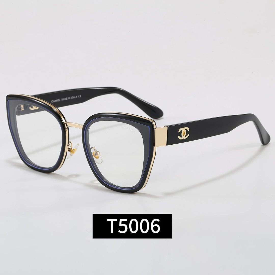 Chanel Black Tinted Lens Square Sunglasses, Polished Frame Style 17