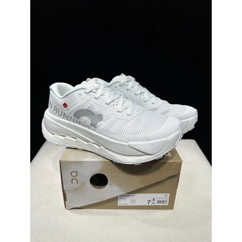 On Cloudultra 3 White Grey - Style 7