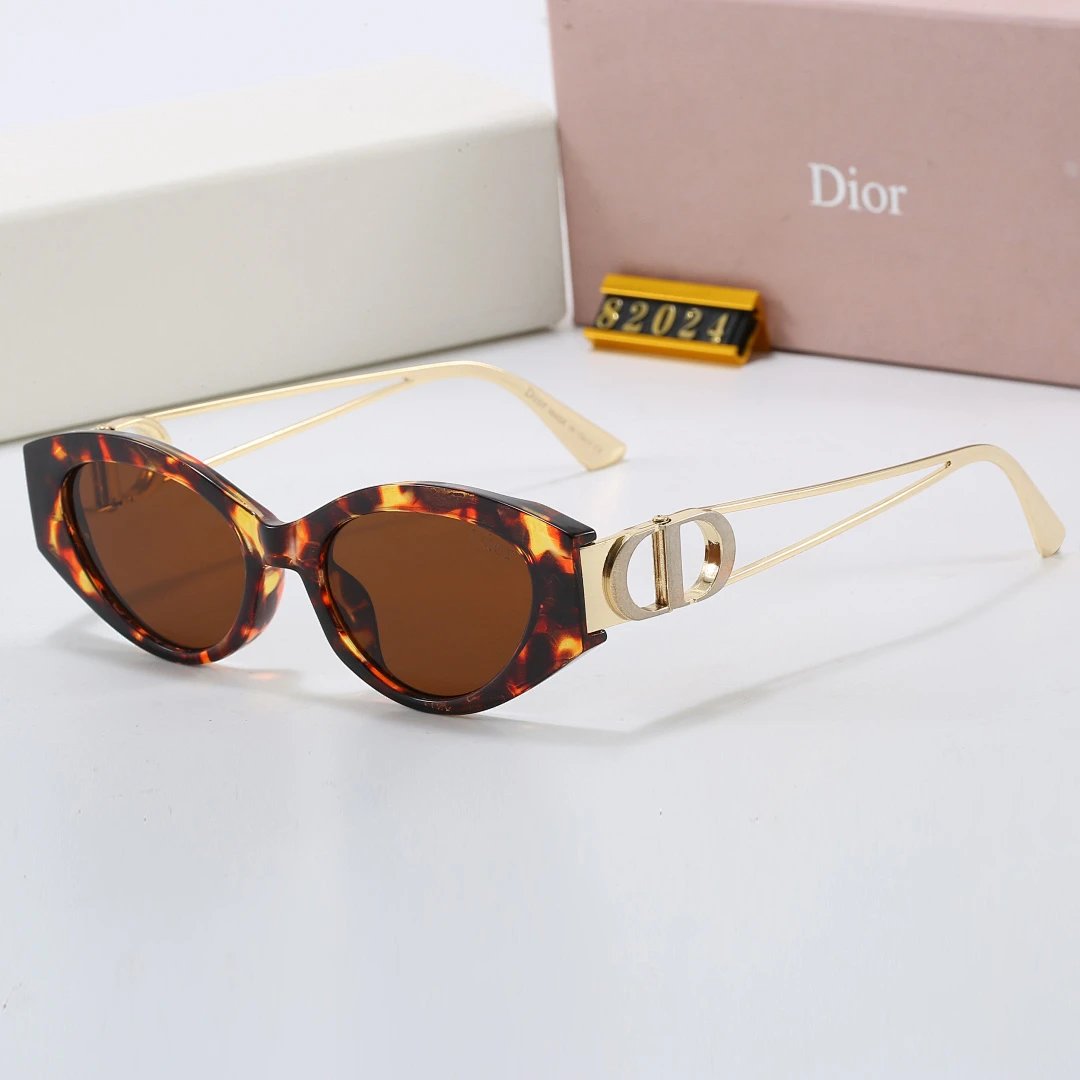 Dior Black Tinted Lens Designer Sunglasses, Polished Frame Style 04