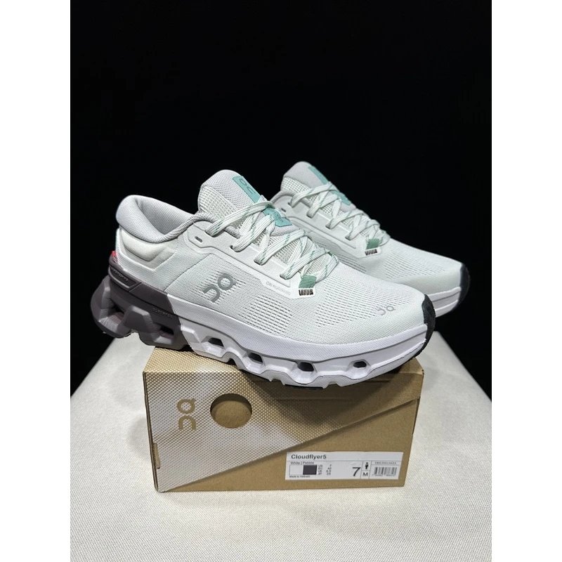 On Cloudflyer 5 White Grey - Style 6