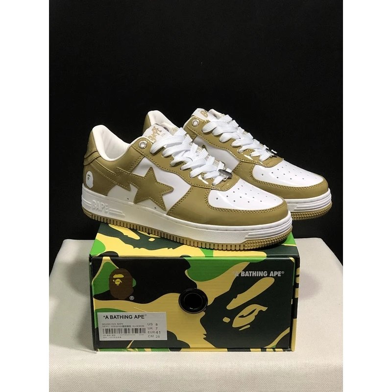 BAPE STA Low Top Sneakers low-top Brown - Style 17