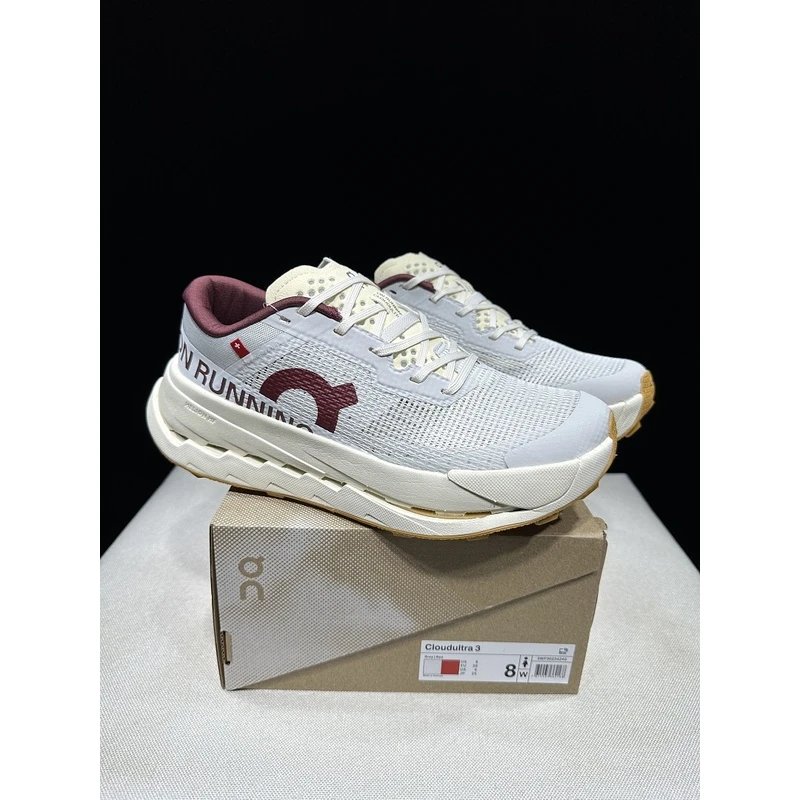 On Cloudultra 3 White Red - Style 14