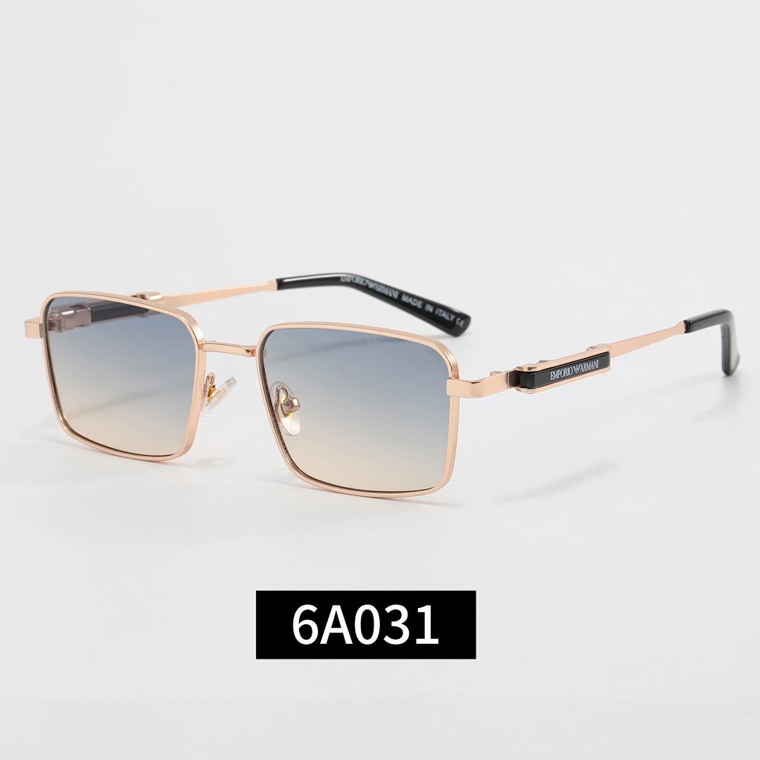 Armani Tinted Lens Square Sunglasses, Polished Frame Style 06