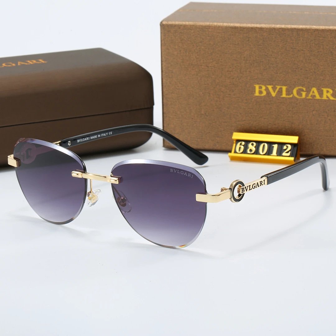 Bvlgari Tinted Lens Square Sunglasses, Polished Frame Style 06