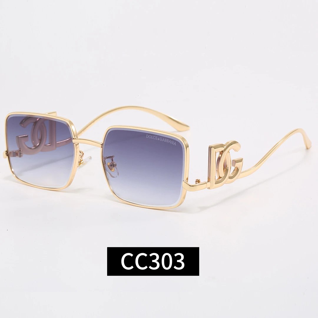 Dolce & Gabbana Gray Tinted Lens Square Sunglasses, Polished Frame Style 02