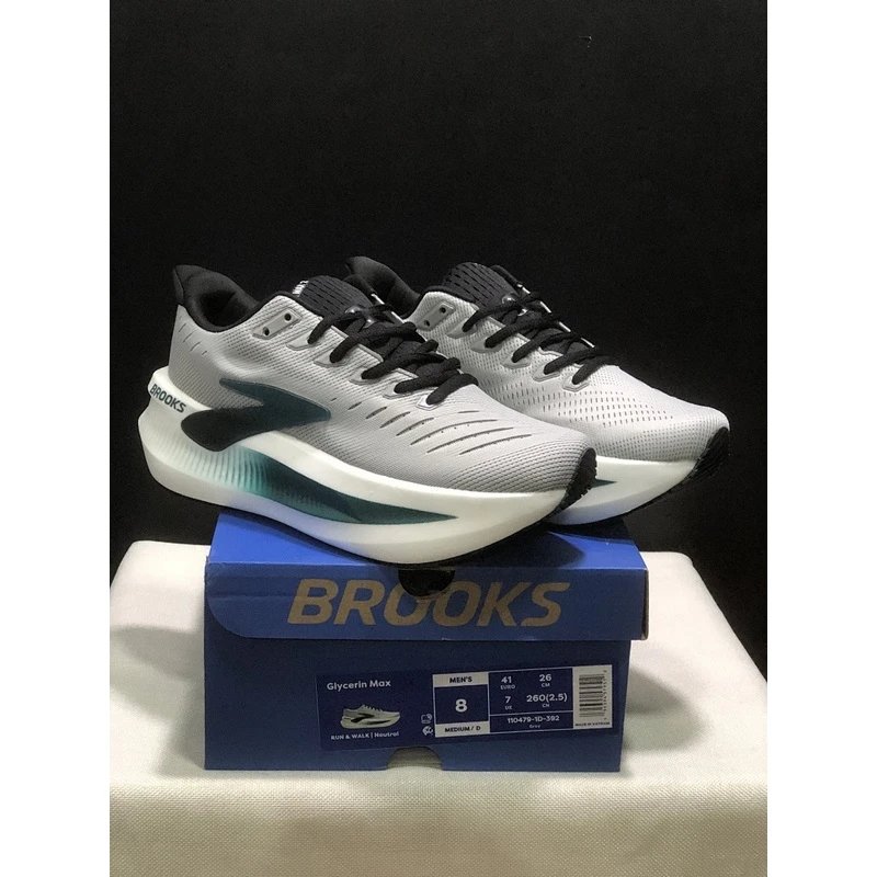 Brooks Glycerin Max 2 Running Shoes Grey White - Style 2