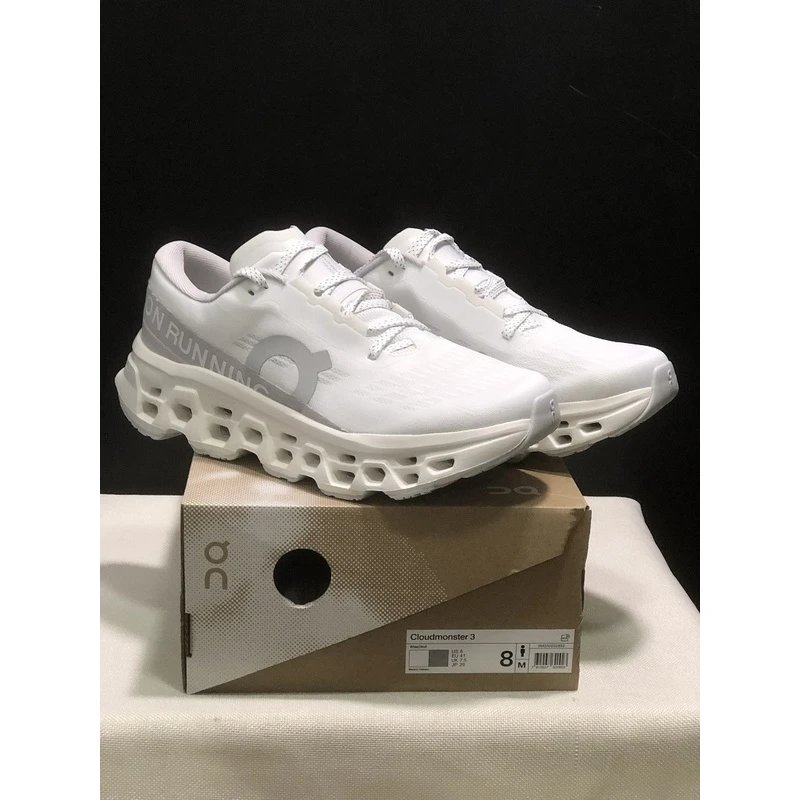 On Cloudmonster 3 White Grey - Style 21