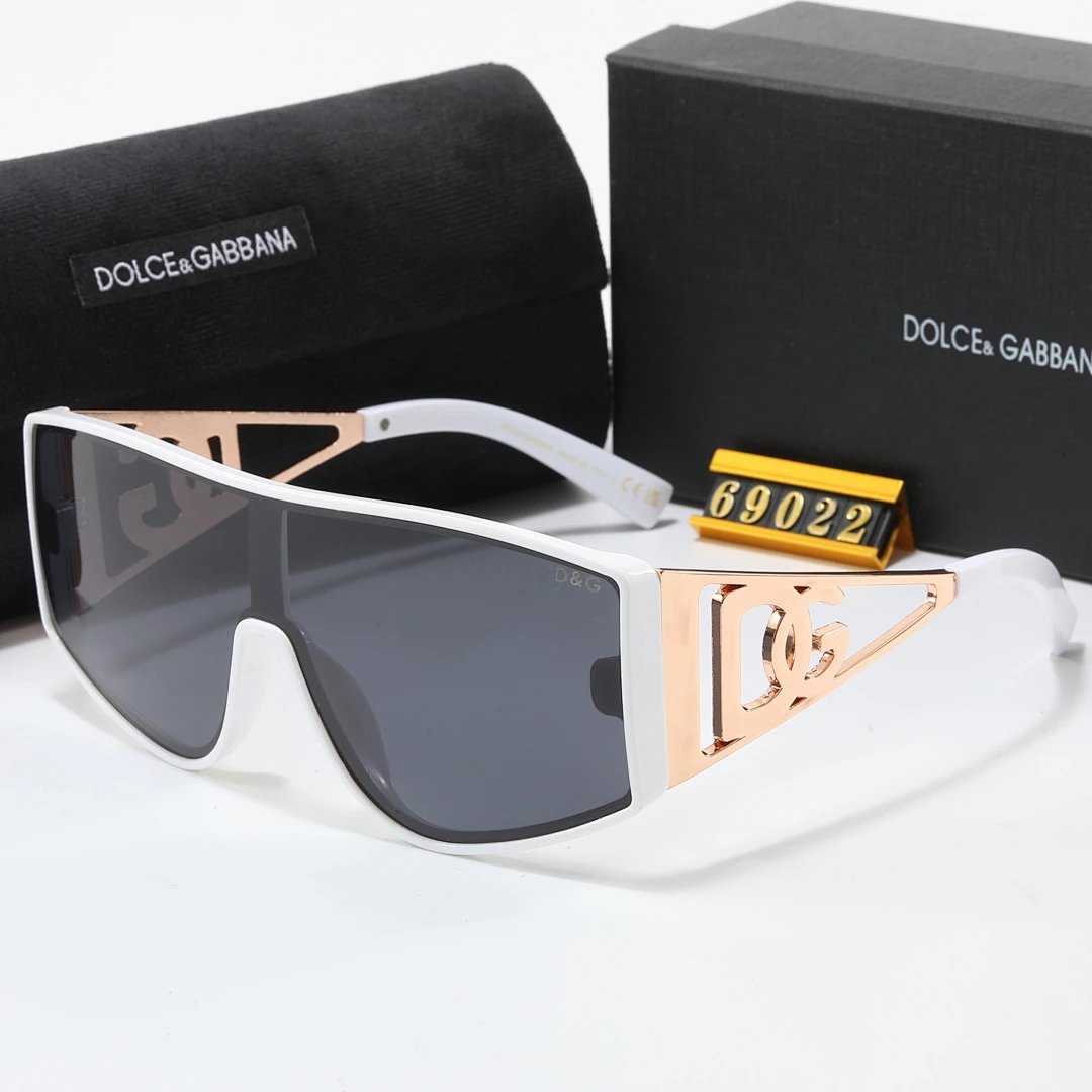 Dolce & Gabbana Black Tinted Lens Square Sunglasses, Polished Frame Style 06