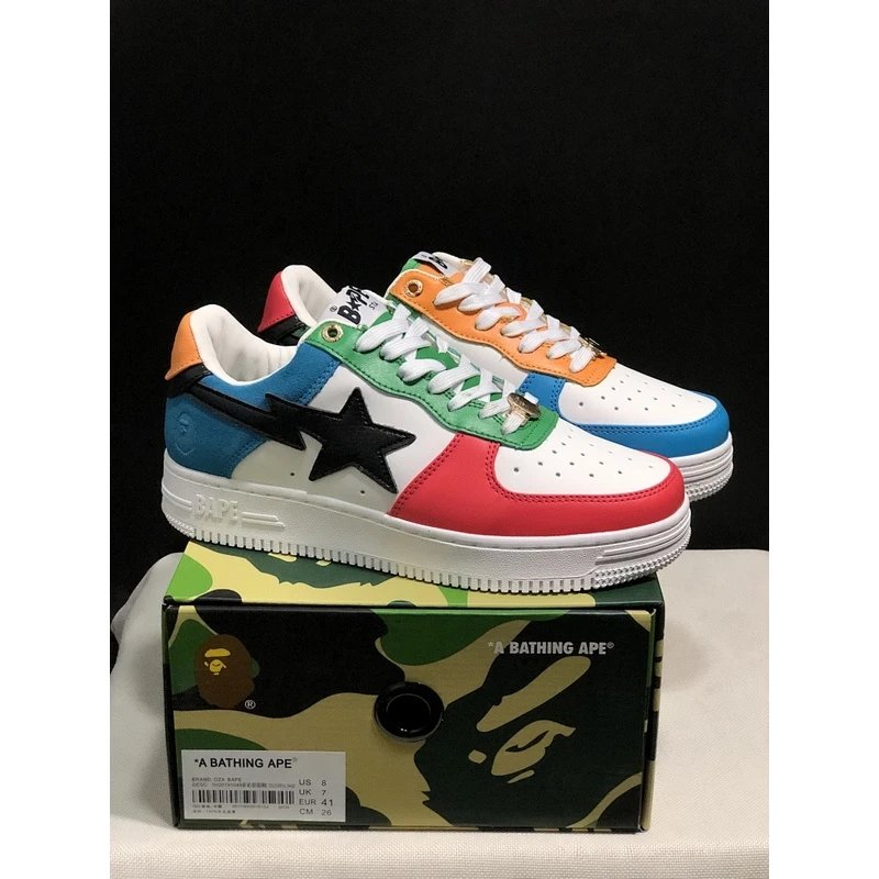 BAPE STA Low Top Sneakers low-top Teal Green - Style 13