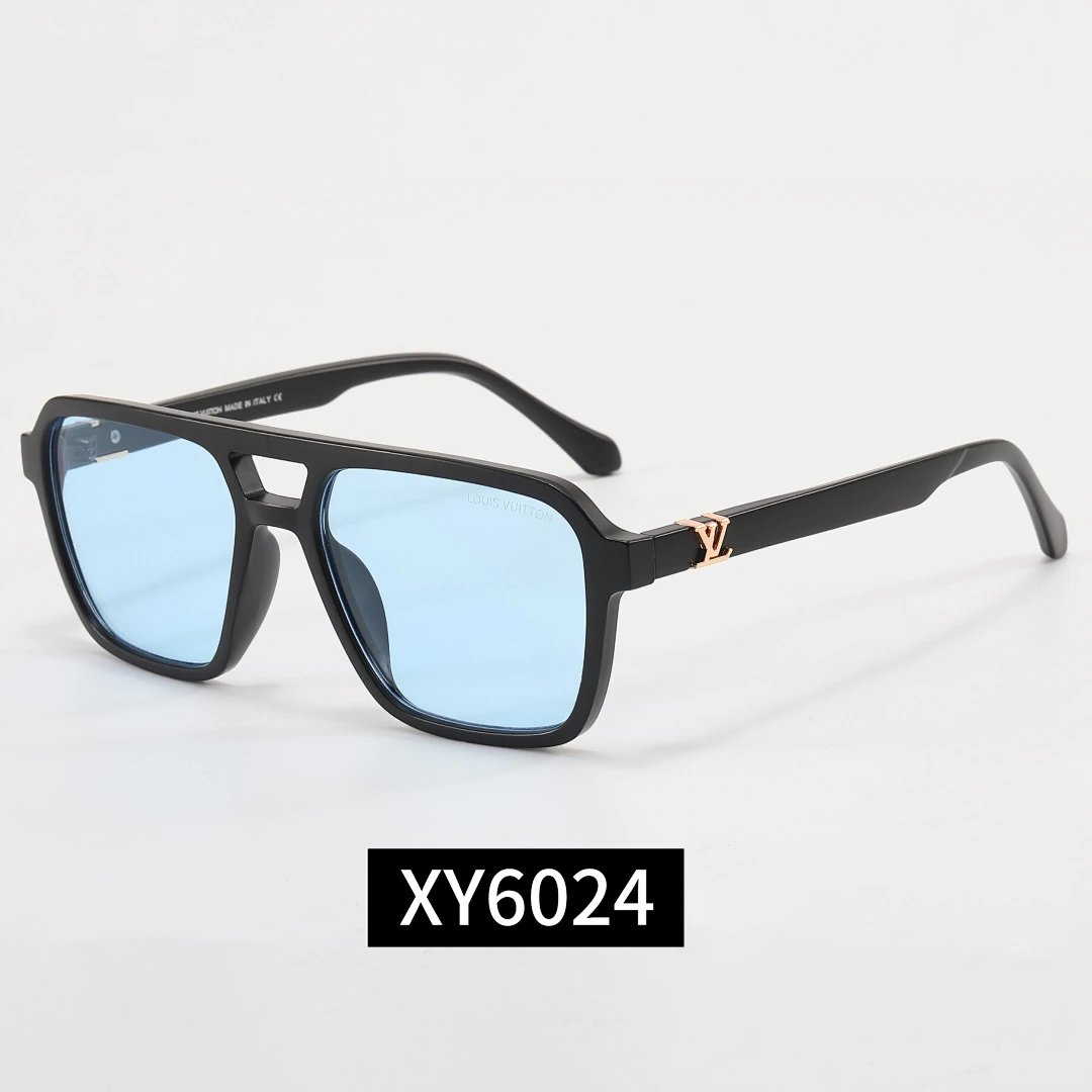 Louis Vuitton Black Tinted Lens Square Sunglasses, Polished Frame Style 11