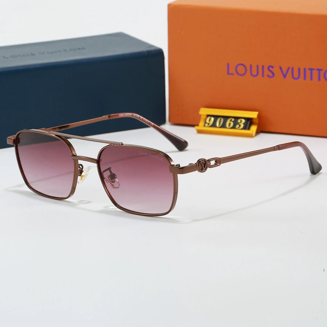 Louis Vuitton Tinted Lens Designer Sunglasses, Polished Frame Style 03