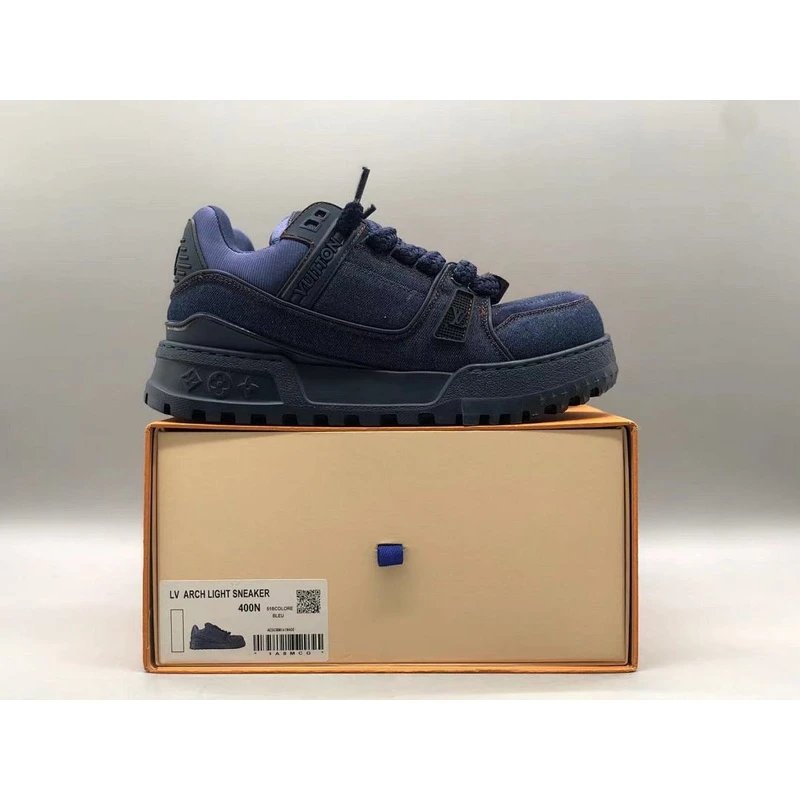 Stake Low Top Sneakers   lace-up Blue - Style 4