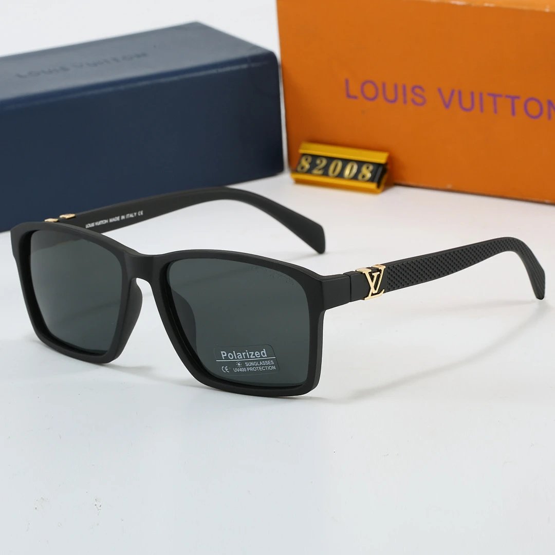 Louis Vuitton Tinted Lens Square Sunglasses, Polished Frame Style 26