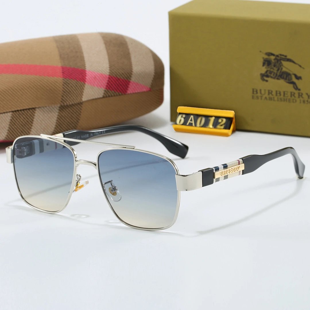Burberry Brown Tinted Lens Square Sunglasses, Polished Frame Style 08