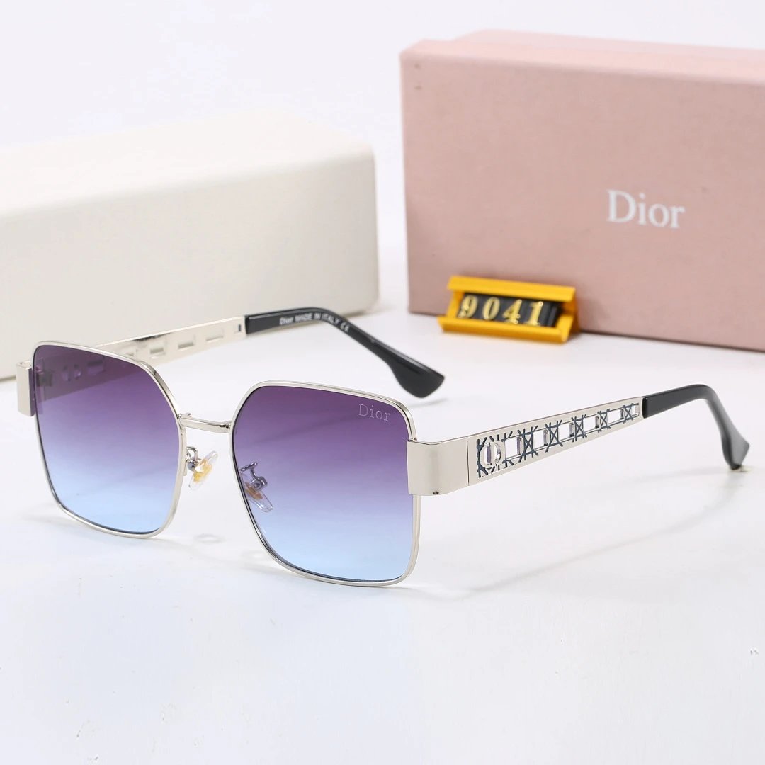 Dior Tinted Lens Square Sunglasses, Polished Frame Style 24