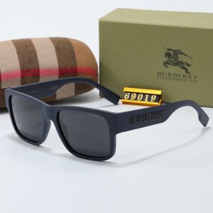 Burberry Tinted Lens Square Sunglasses, Polished Frame Style 16