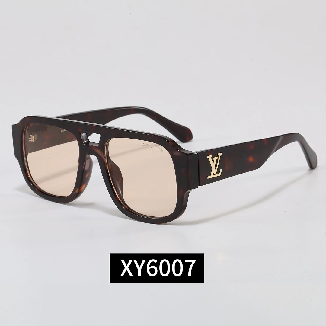 Louis Vuitton Black Tinted Lens Square Sunglasses, Polished Frame Style 20