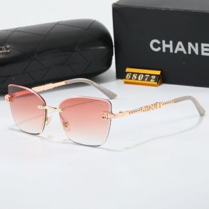 Chanel Black Tinted Lens Square Sunglasses, Polished Frame Style 34