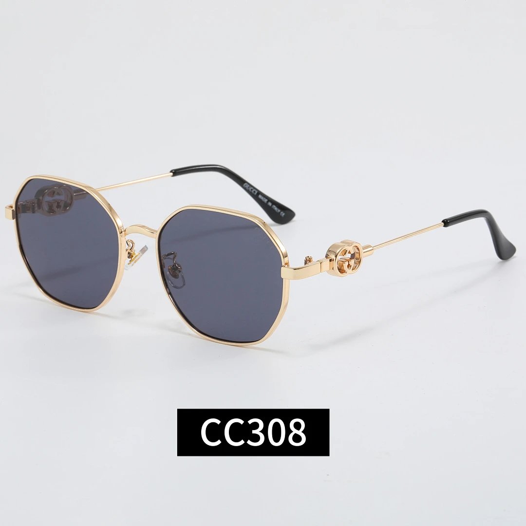 Gucci Gray Tinted Lens Square Sunglasses, Polished Frame Style 07