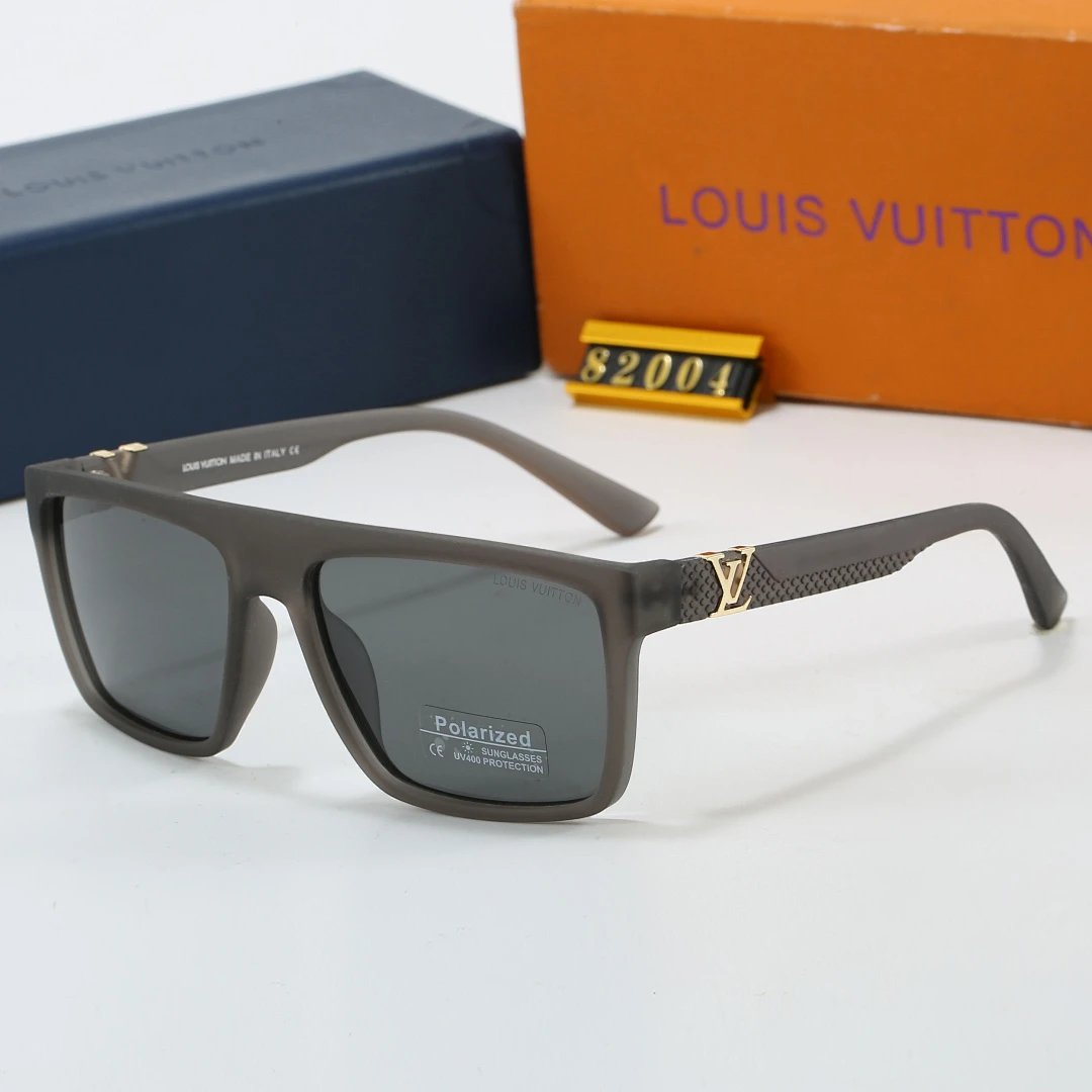 Louis Vuitton Tinted Lens Square Sunglasses, Polished Frame Style 34