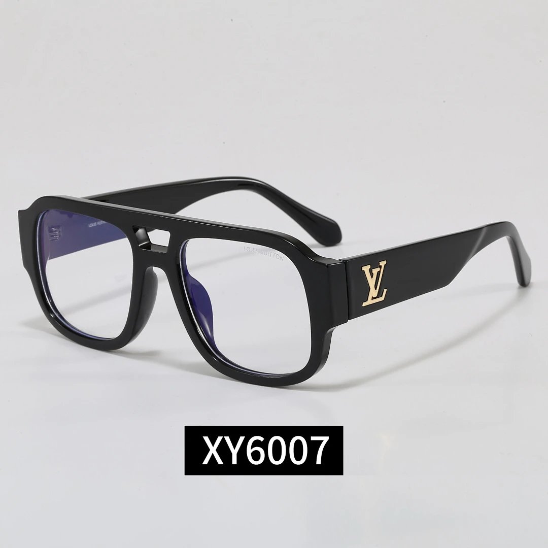 Louis Vuitton Black Tinted Lens Square Sunglasses, Polished Frame Style 22