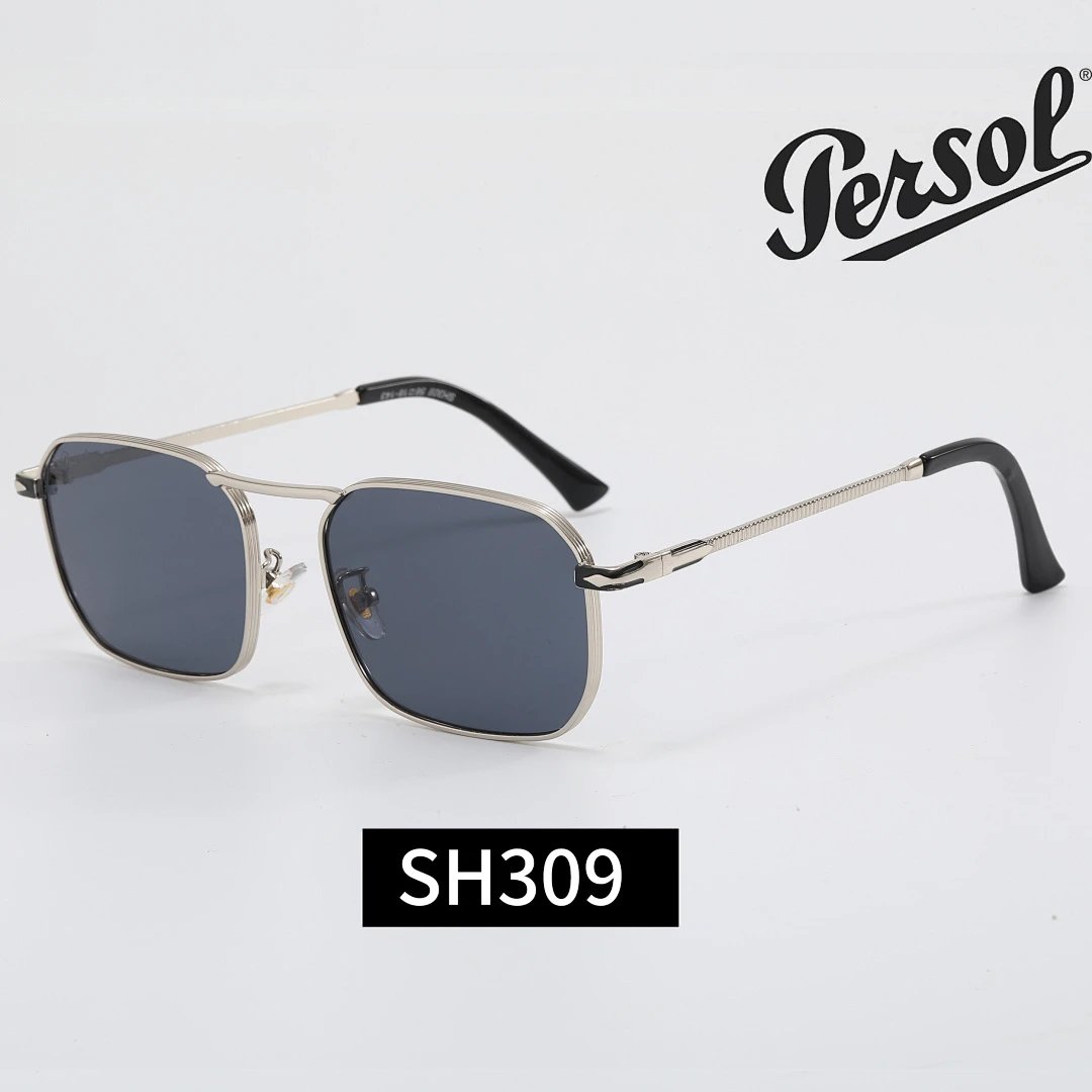 Persol Black Tinted Lens Classic Sunglasses, Everyday Frame Style 07