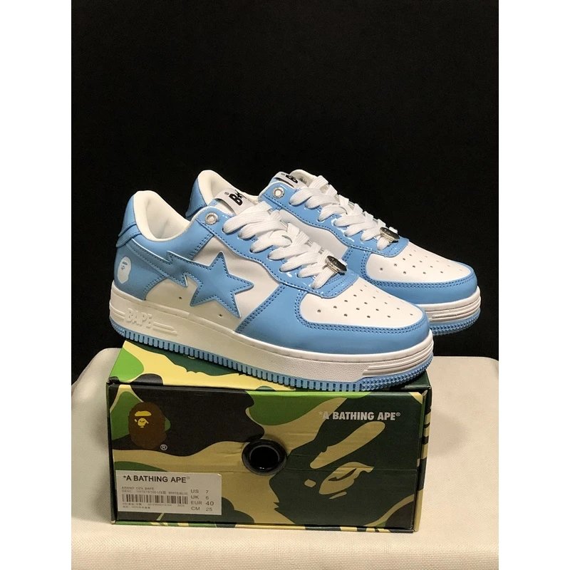 BAPE STA Low Top Sneakers low-top Blue Teal - Style 20
