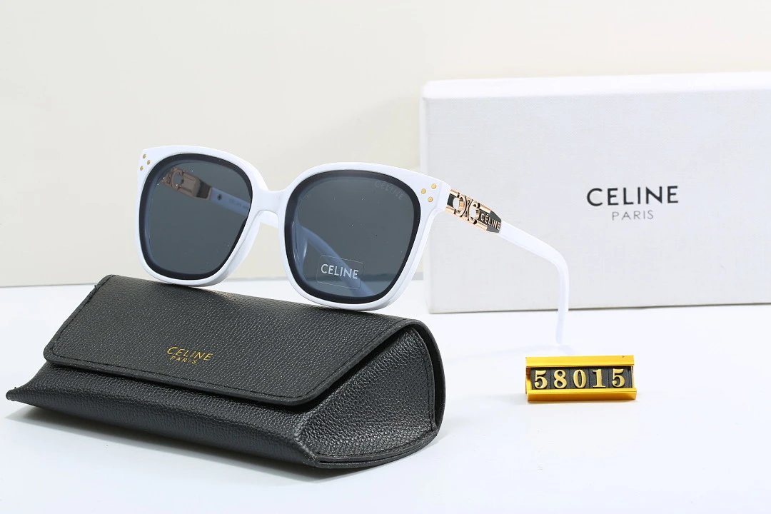 Celine Black Tinted Lens Designer Sunglasses, Polished Frame Style 11