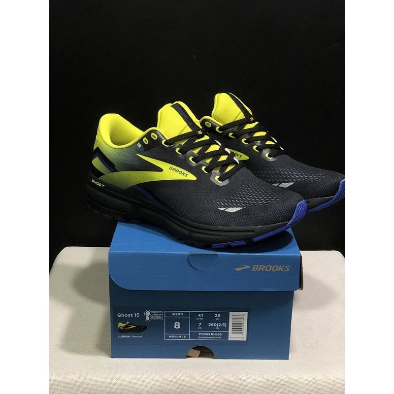 Brooks Ghost 15 Running Shoes Green Blue - Style 4