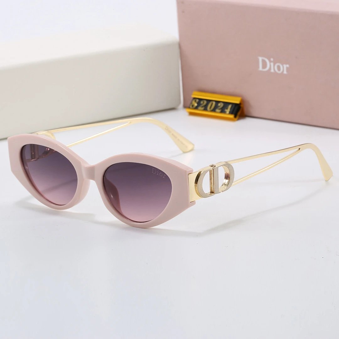 Dior Black Tinted Lens Designer Sunglasses, Polished Frame Style 05