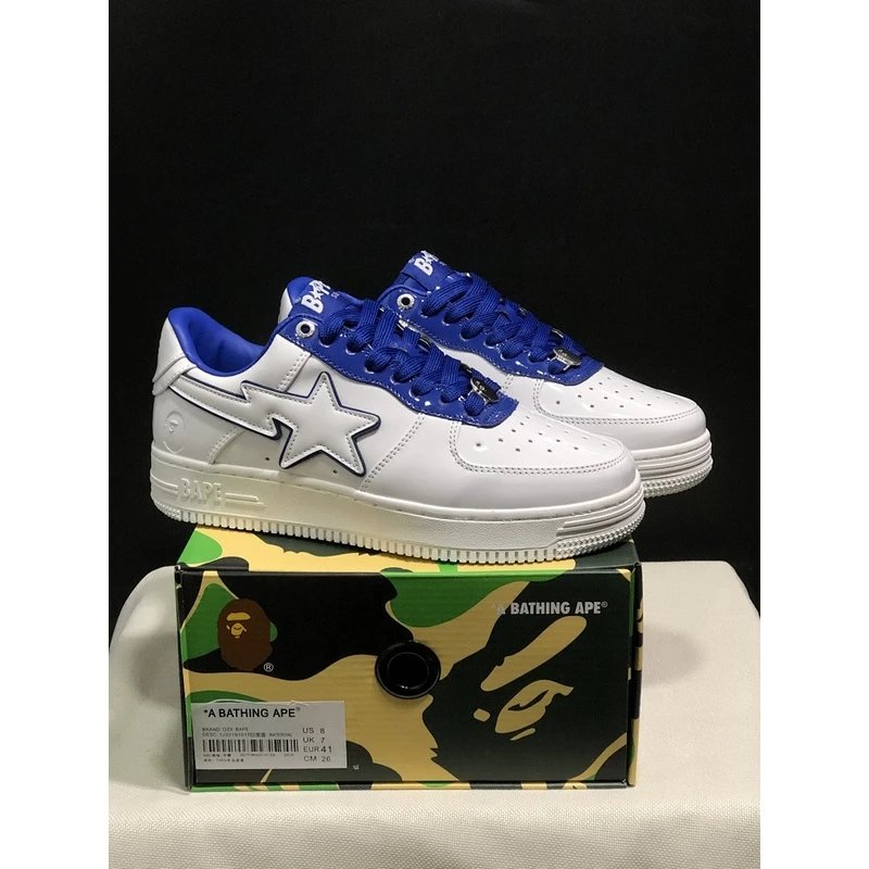 BAPE STA Low Top Sneakers low-top Blue - Style 11