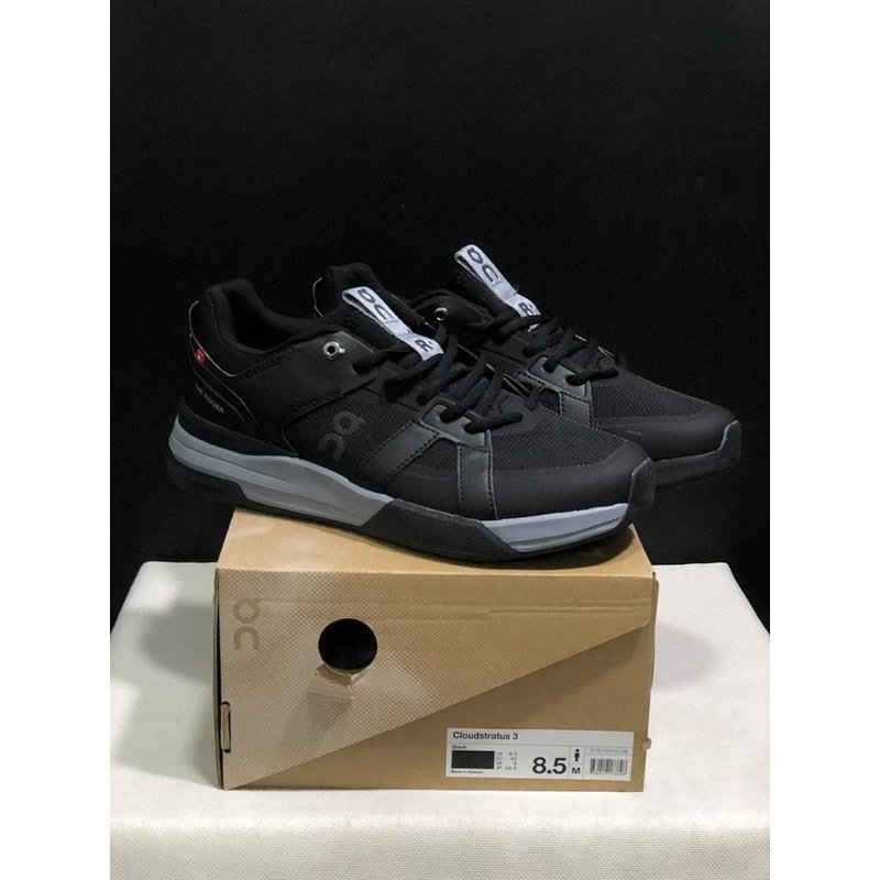 Oyster Tennis Club x On The Roger Clubhouse Grey Black - Style 16