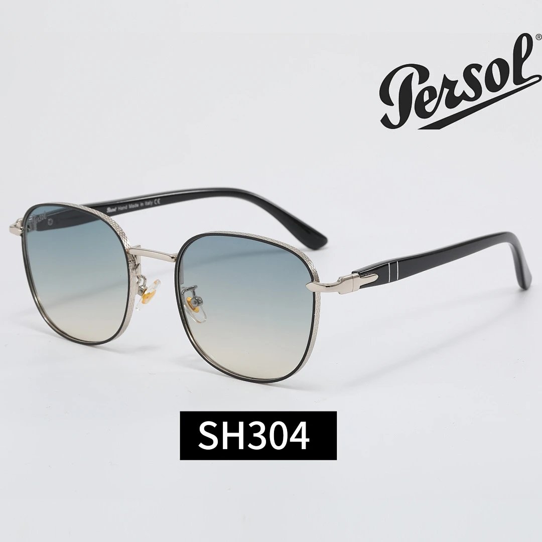 Persol Black Tinted Lens Classic Sunglasses, Everyday Frame Style 03