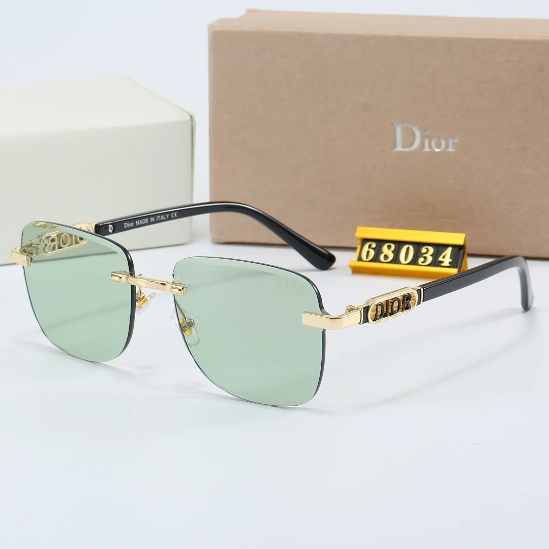 Dior Tinted Lens Square Sunglasses, Polished Frame Style 22