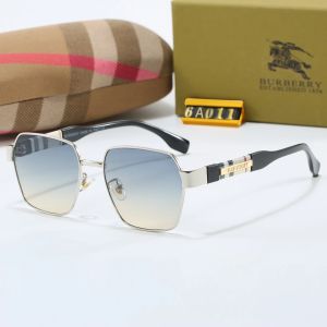 Burberry Brown Tinted Lens Square Sunglasses, Polished Frame Style 06