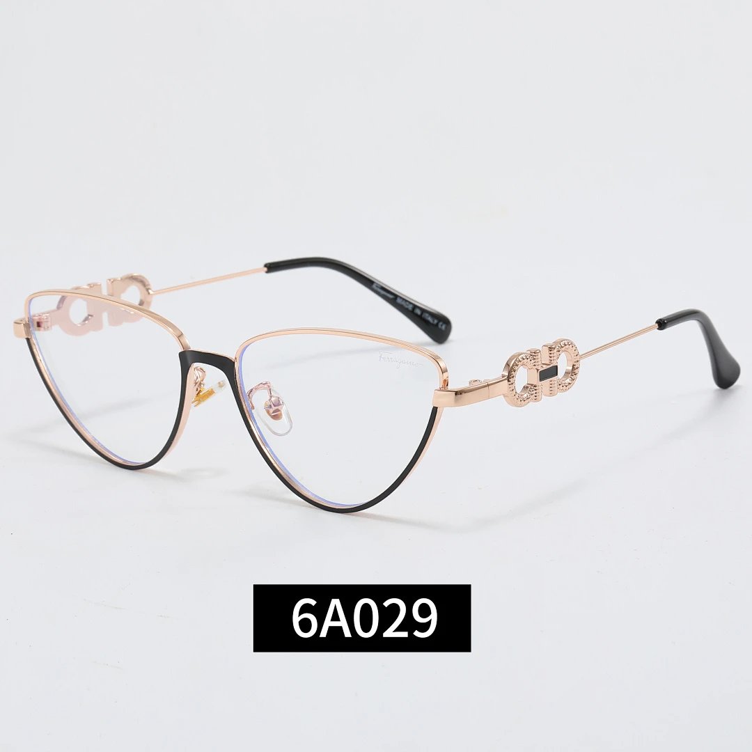 Ferragamo Black Tinted Lens Square Sunglasses, Polished Frame Style 04