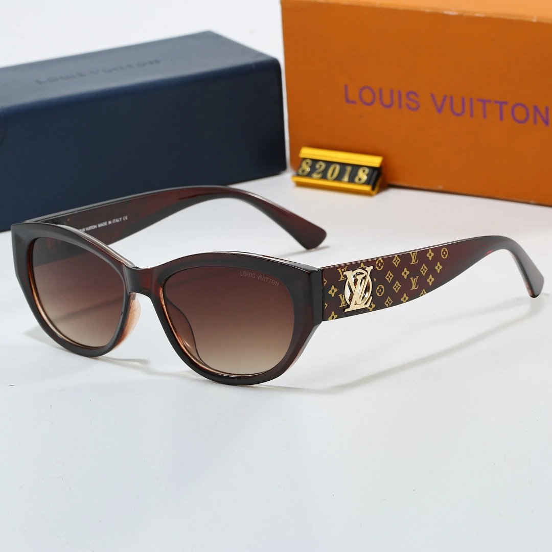 Louis Vuitton Tinted Lens Square Sunglasses, Polished Frame Style 10