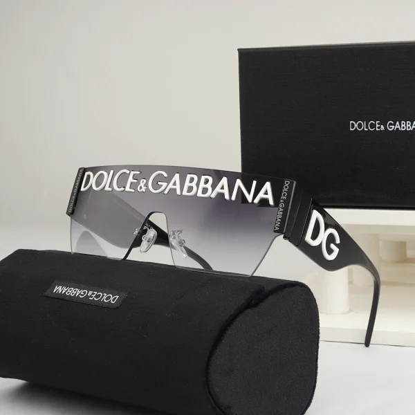 DOLCE&GABBANA Integrated Lettering-Style Sunglasses