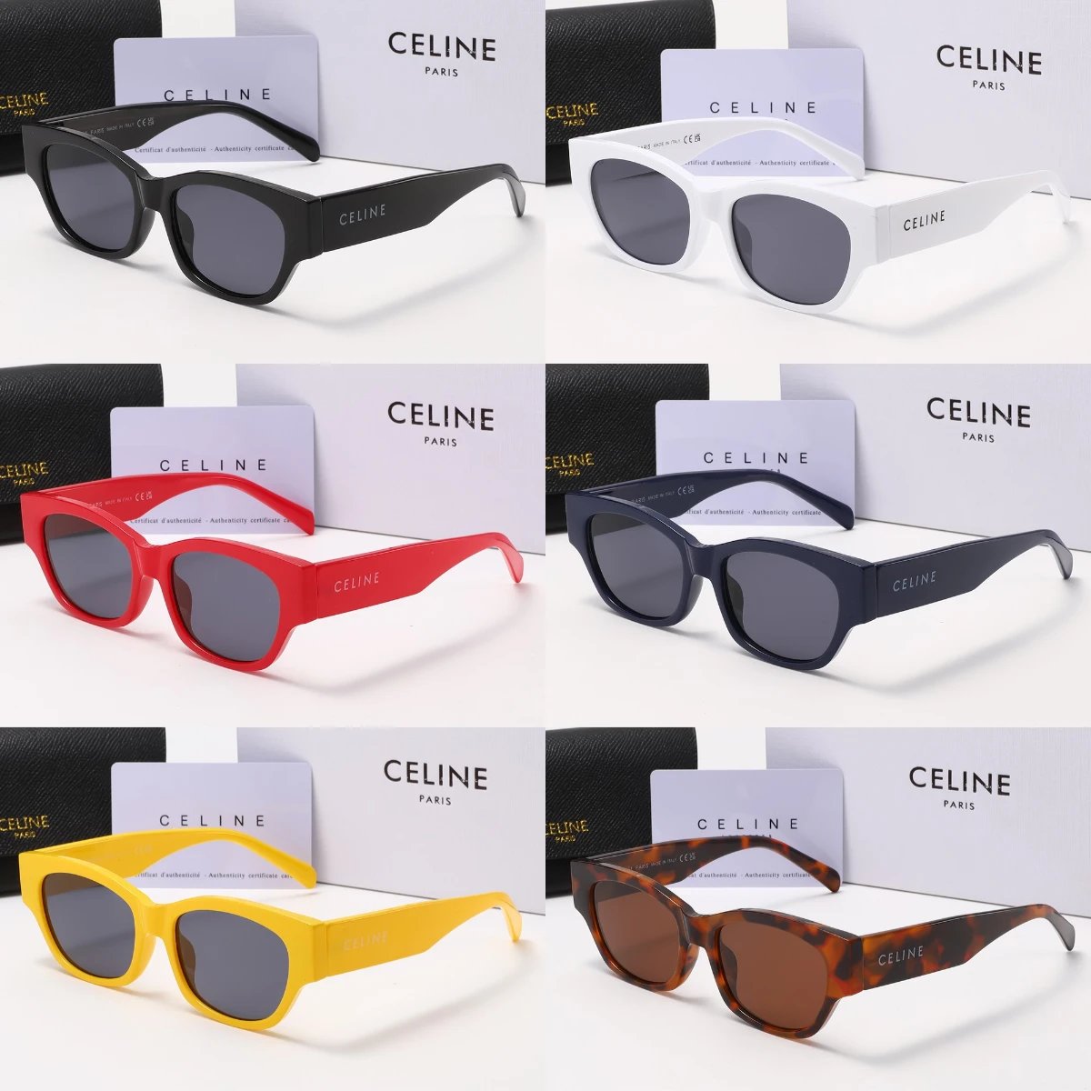[CL With Original Box 6 Styles] Trendy Fashion Sunglasses MJ09🔥
