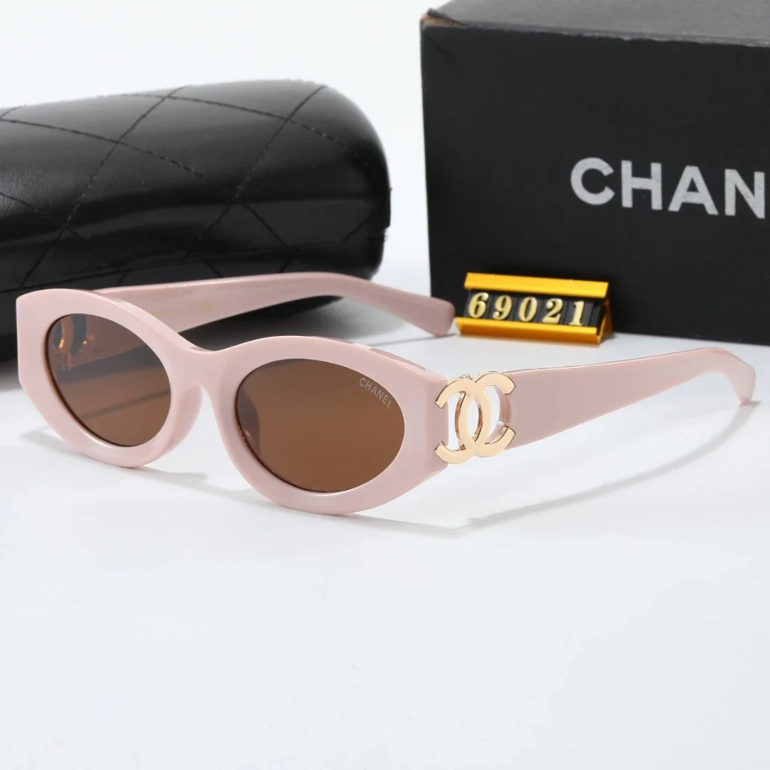 CHANEL Vintage Oval Cat-Eye Non-Prescription Glasses