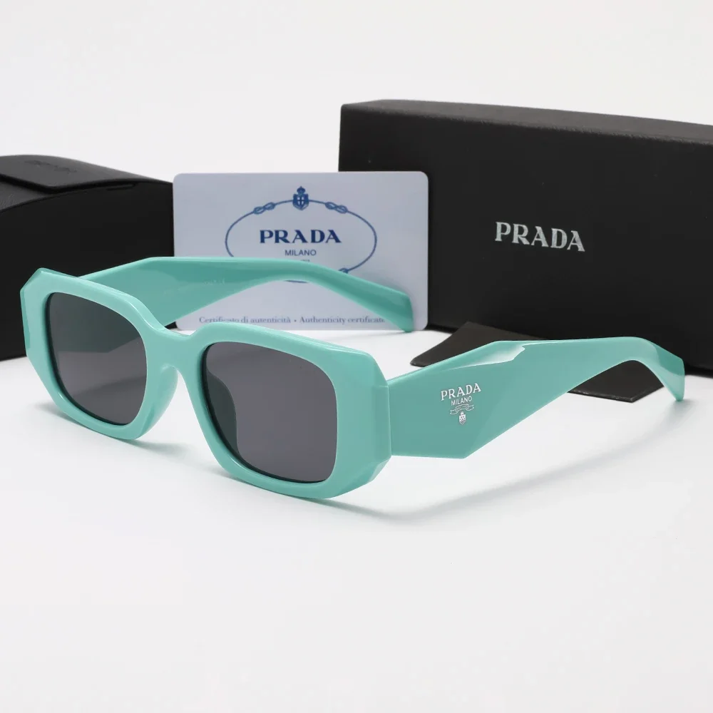 PRADA Polygonal Black-Frame Glasses