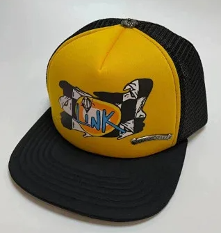 GRA Link Graphic Trucker Hat Yellow/Black - 27