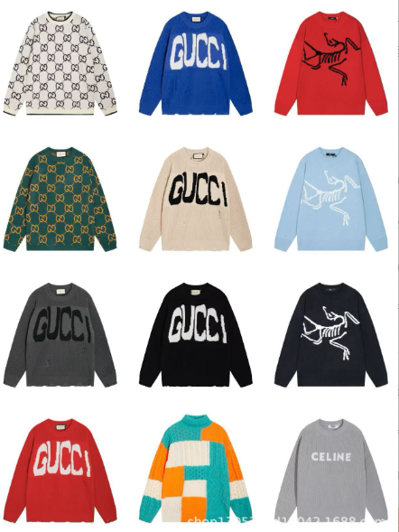 Letter Knit Sweater