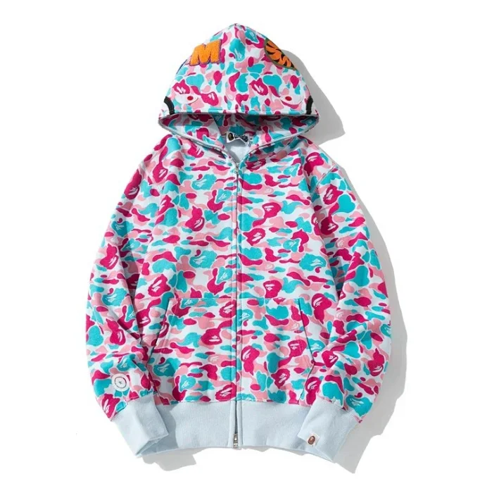 BAPE camouflage hood